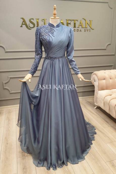 İnci İndigo Abiye Modeli,