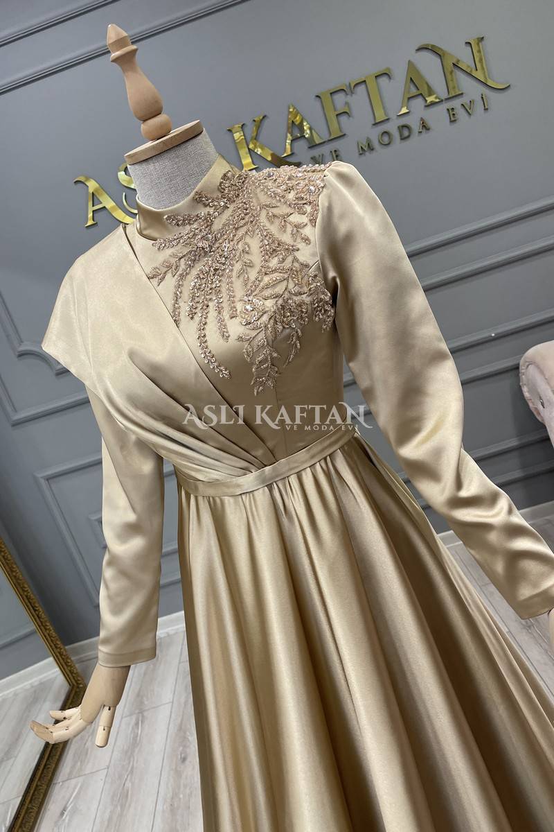 Sitare Gold Abiye Modeli