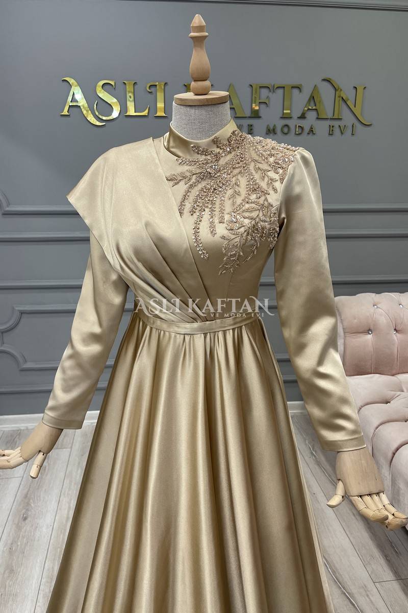 Sitare Gold Abiye Modeli