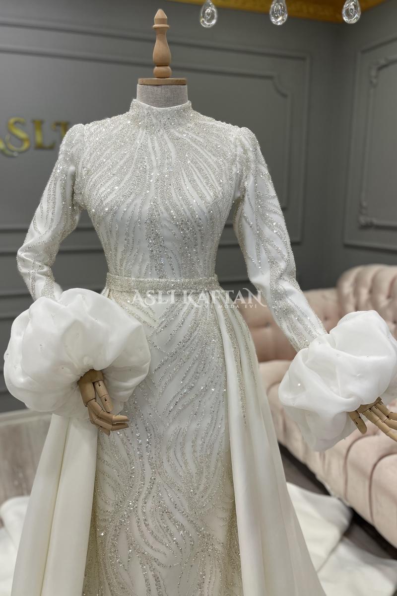 Bersu Özel Tasarım Gelinlik Modeli